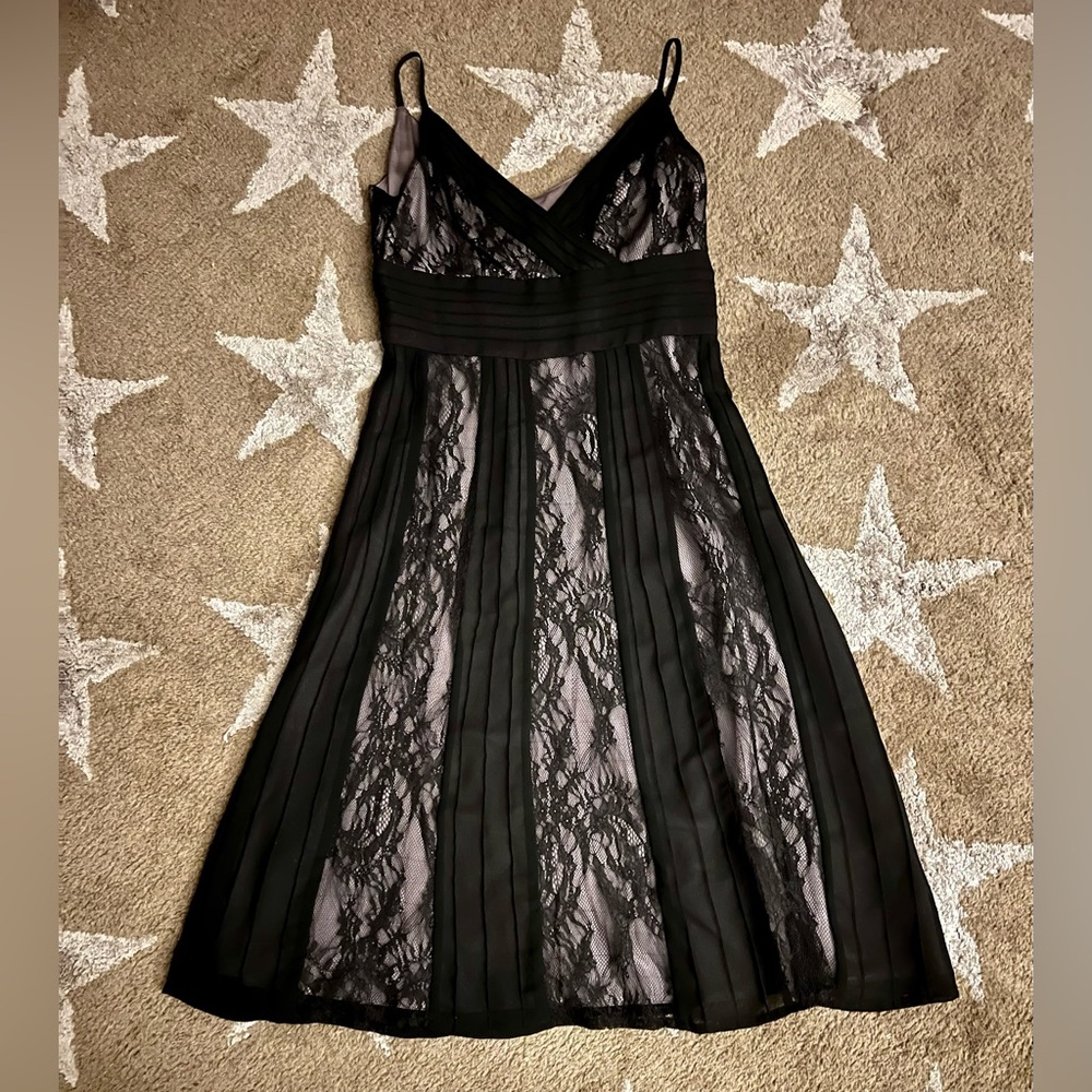 Ann Taylor Loft Black Lace Dress
